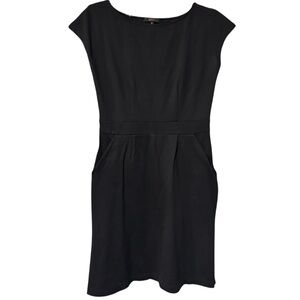 Quince Black Sleeveless Empire Waist Cotton Blend Dress Size S